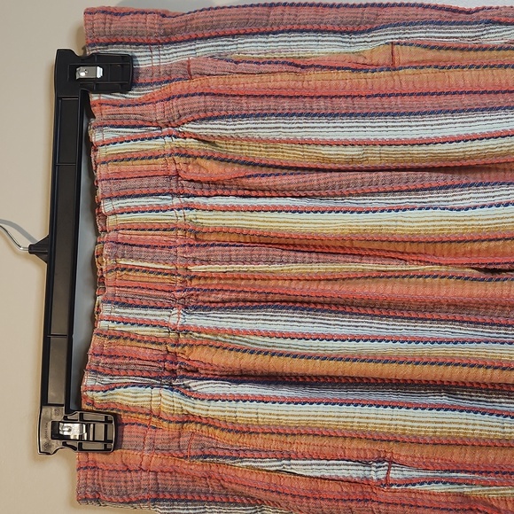 Free People Textured Striped Wide Leg Pants M/L (Tag Removed) - Picture 2 of 6